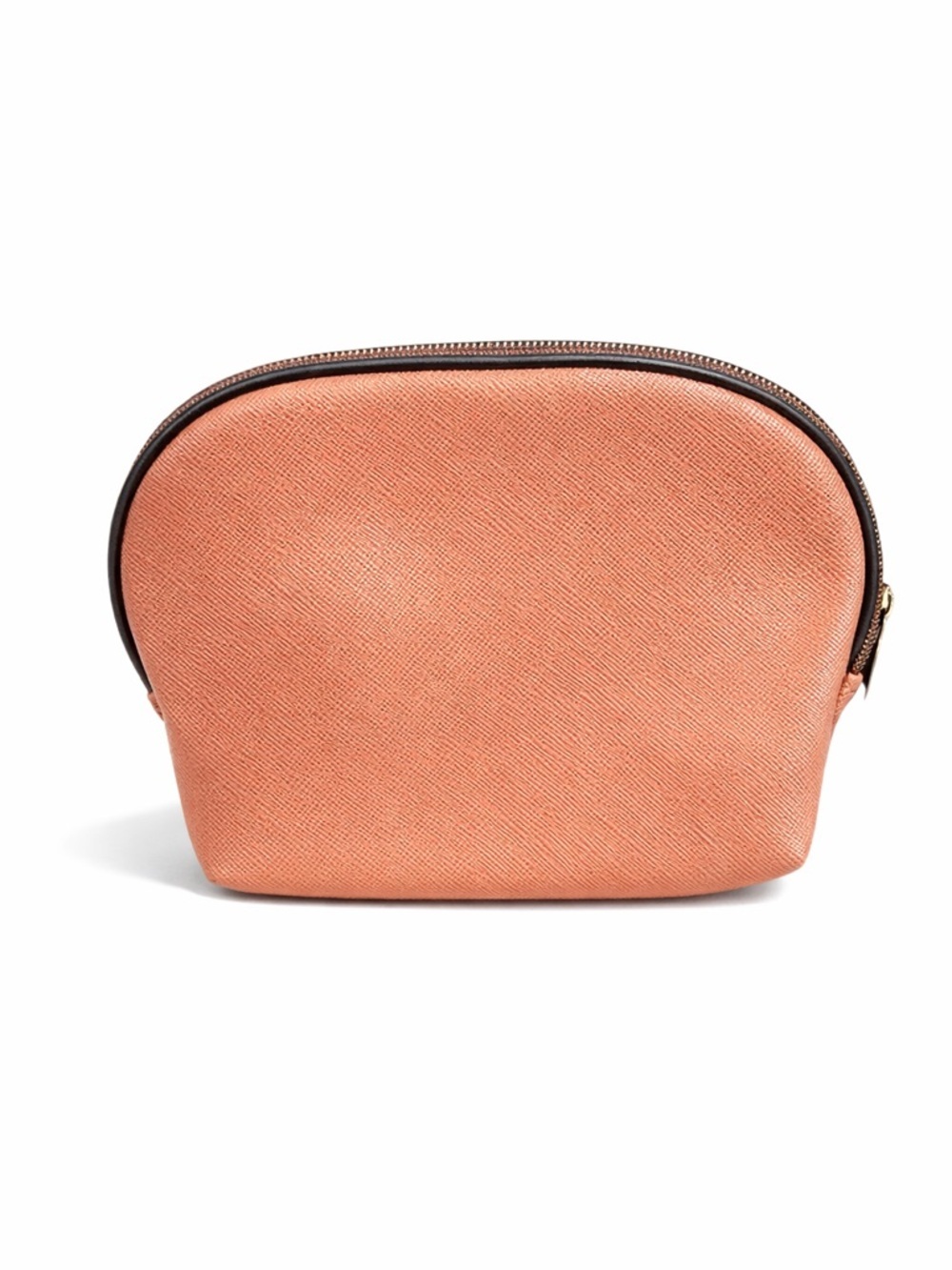 Cognac Brown Cosmetic Pouch